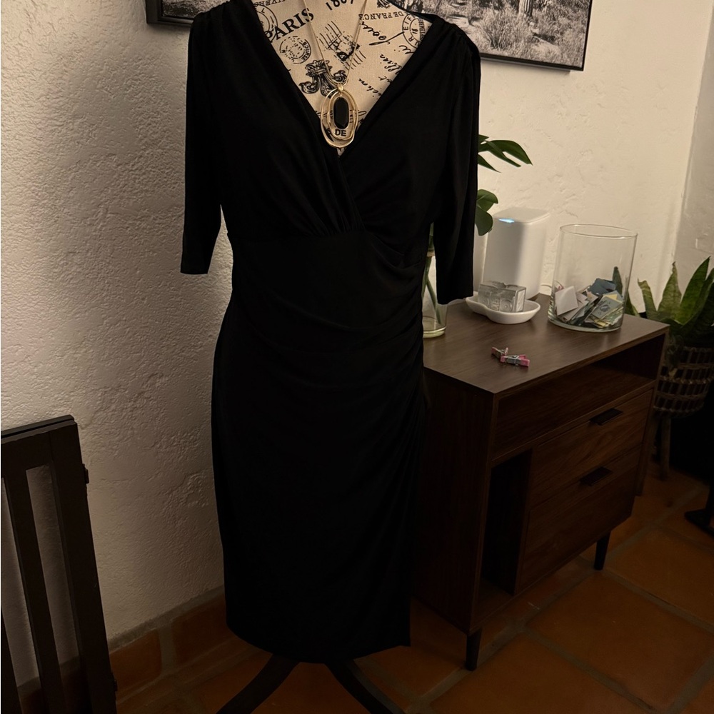 Ralph Lauren Elegant Black Dress